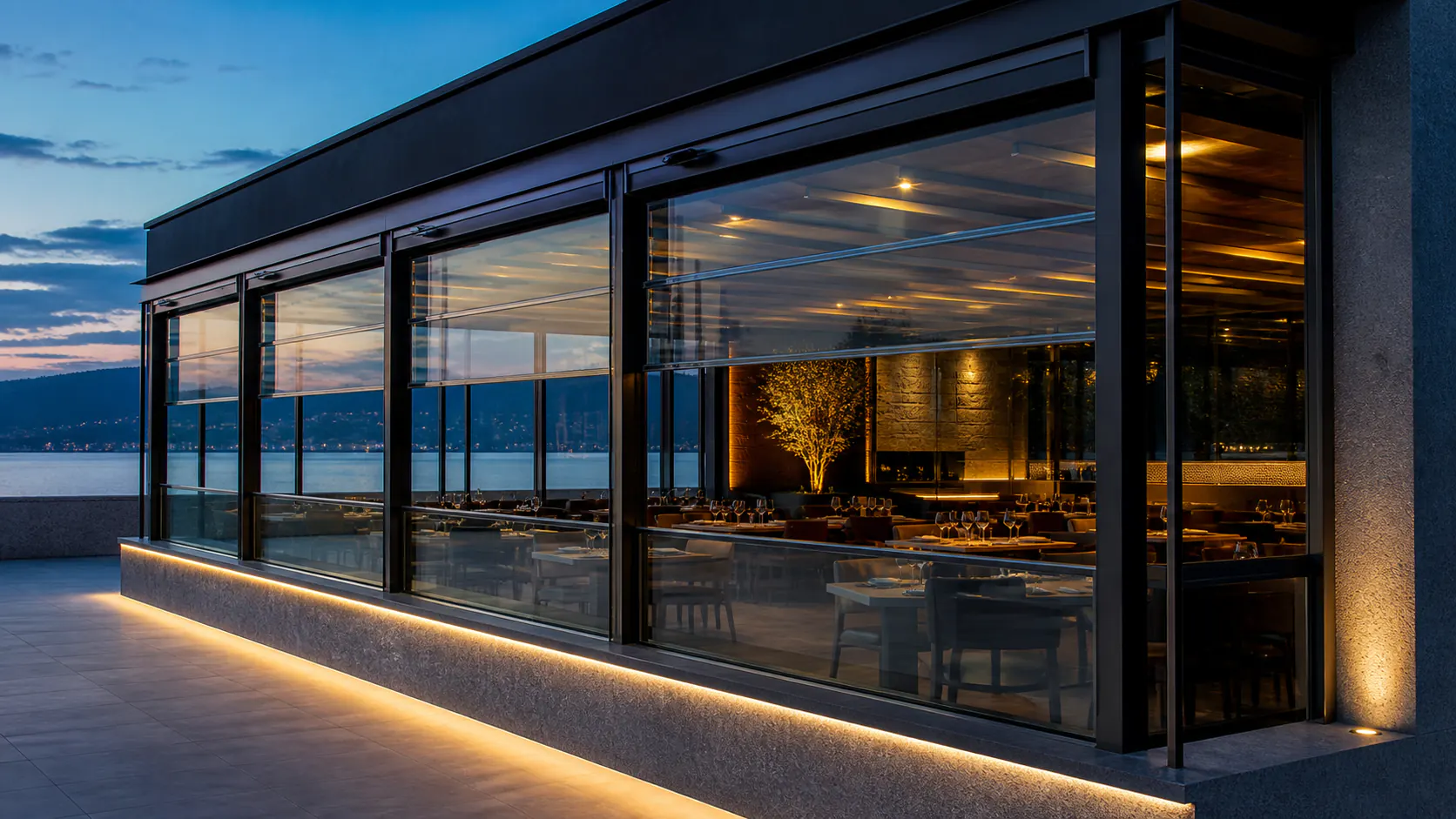 Giyotin Cam temsili uygulama görseli